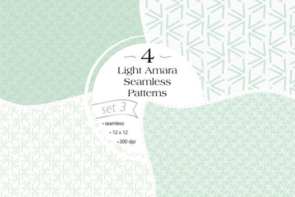 4 Light Luxury Seamless Patterns - Set 3