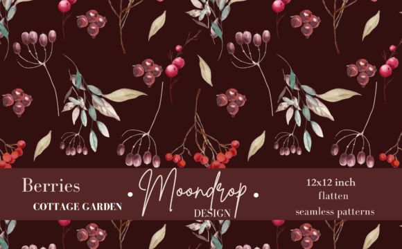 Berries Fall Seamless Patterns: A Versatile Design for Creative Projects