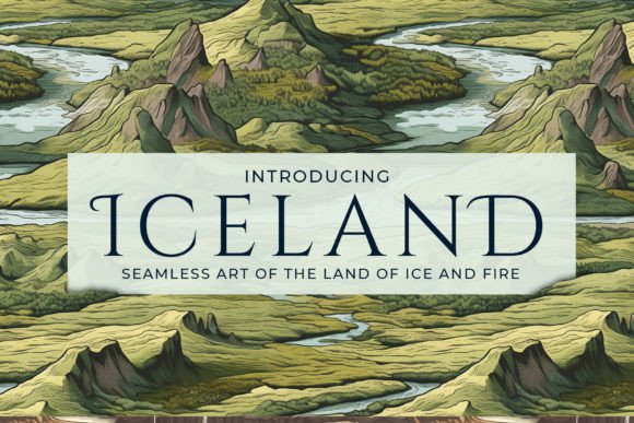 Iceland - Seamless Patterns of Iceland