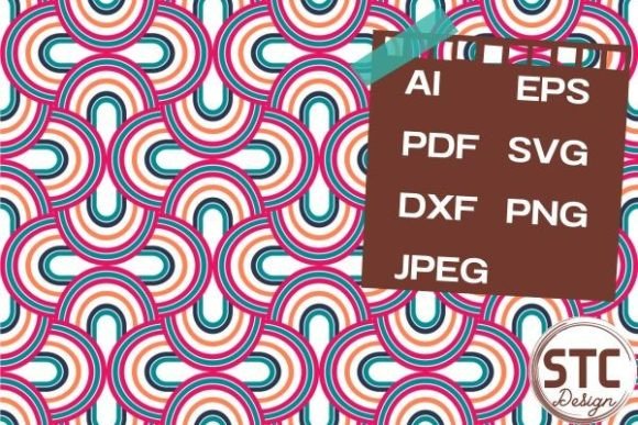 Pastel Color Geometry Seamless Patterns