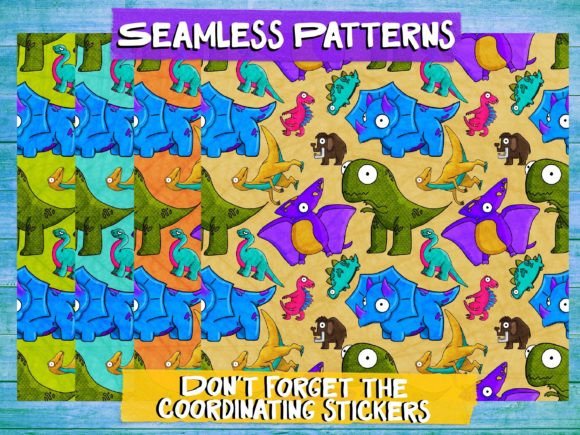 Rawr Seamless Patterns Vol. 1