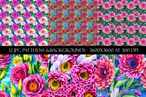 The Flower Garden Seamless Patterns: A Comprehensive Overview