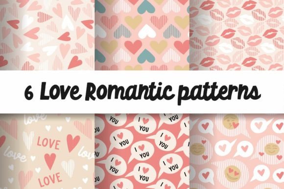 Valentine Love Romantic Patterns SVG: A Versatile Design Solution for Creative Projects