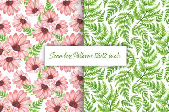 Watercolor Floral Patterns: A Versatile Spring Paper for Creative Projects